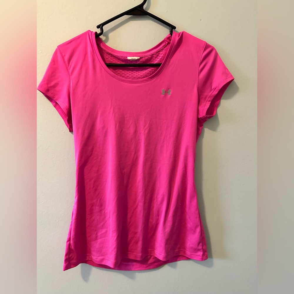 Under Armour Heat Gear T-Shirt Pink